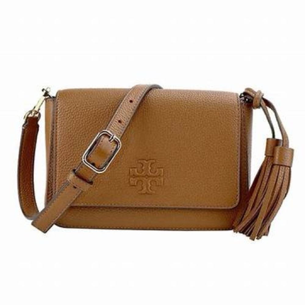 Tory Burch Brown Leather Crossbody Bag